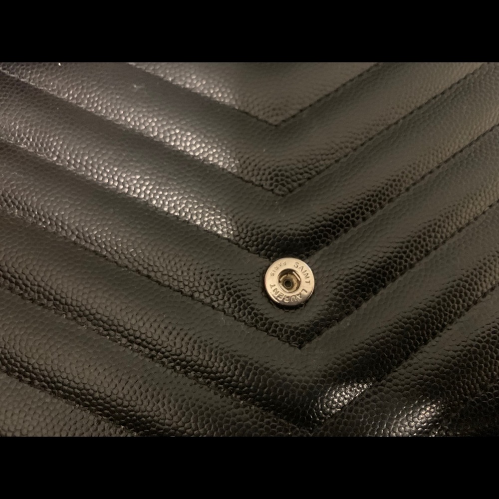 Saint Laurent Black Monogramme Chain Wallet Bag - Picture 11 of 13